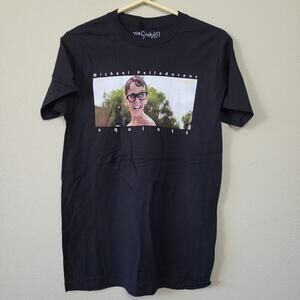 The Sandlot Mens Black‎ Cotton Michael Palledorous Squints T Shirt Size Small